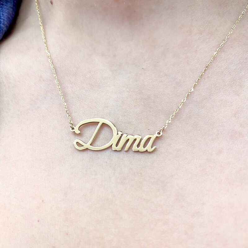 Personalized Special Font Name Necklace