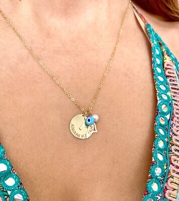 Personalized Horse, Pearl Necklace