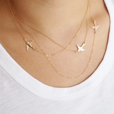 Multi Bird Necklaces
