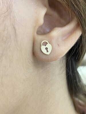Lock Earrings