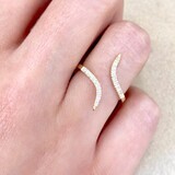 Twisted Diamond Ring