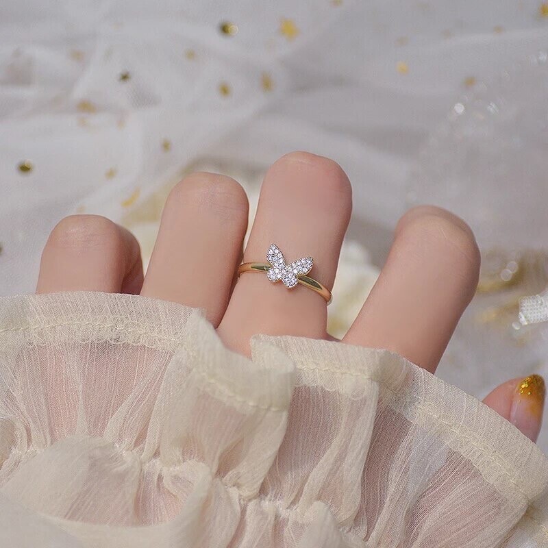 Butterfly Diamond Ring