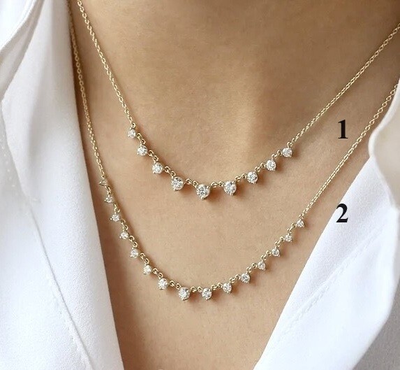 Nine Diamond Necklace