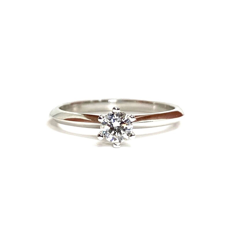 0.27 ct Six Prongs Diamond Engagement Ring