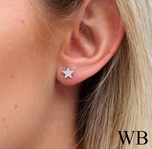 Star Diamond Earrings