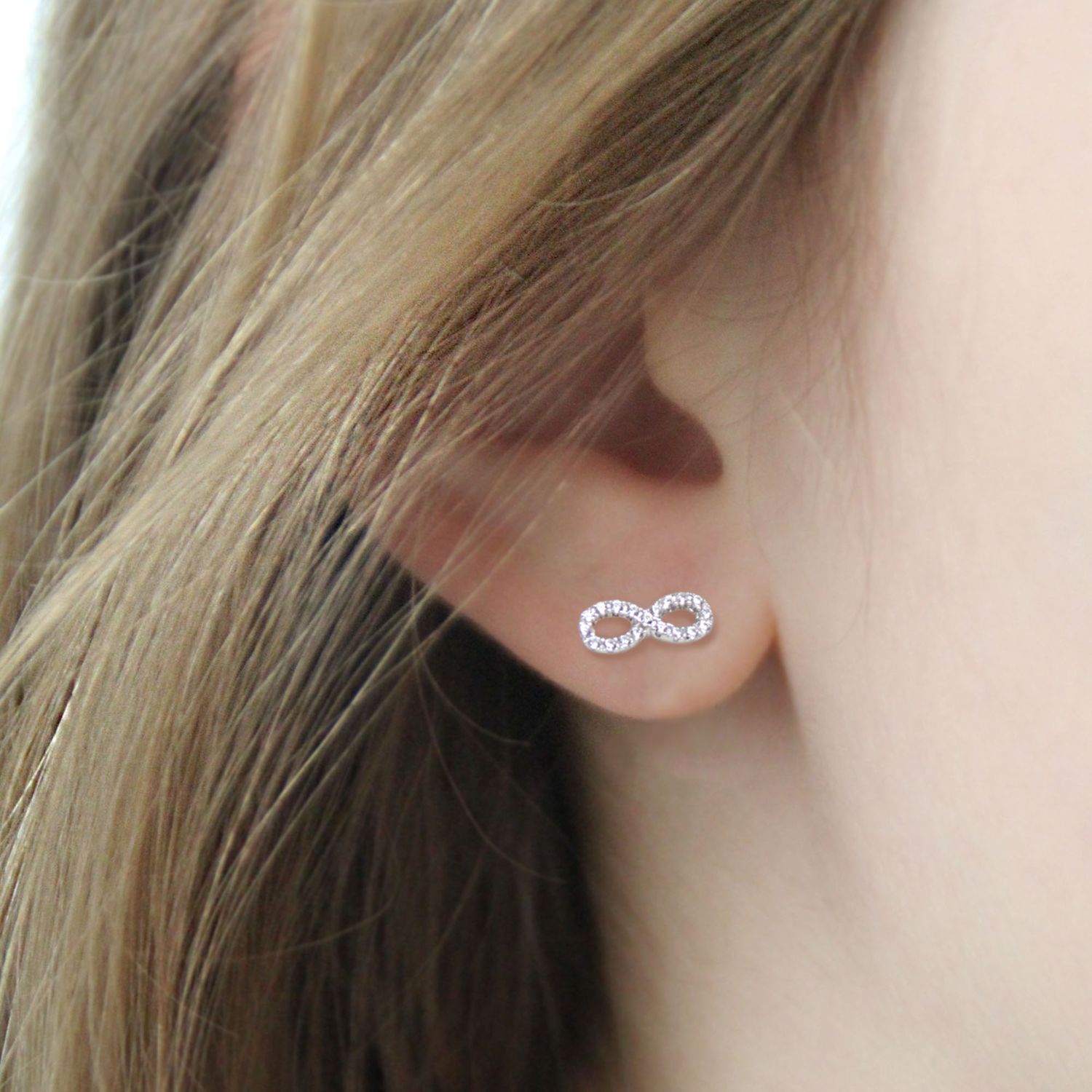 Infinity Diamond Earrings