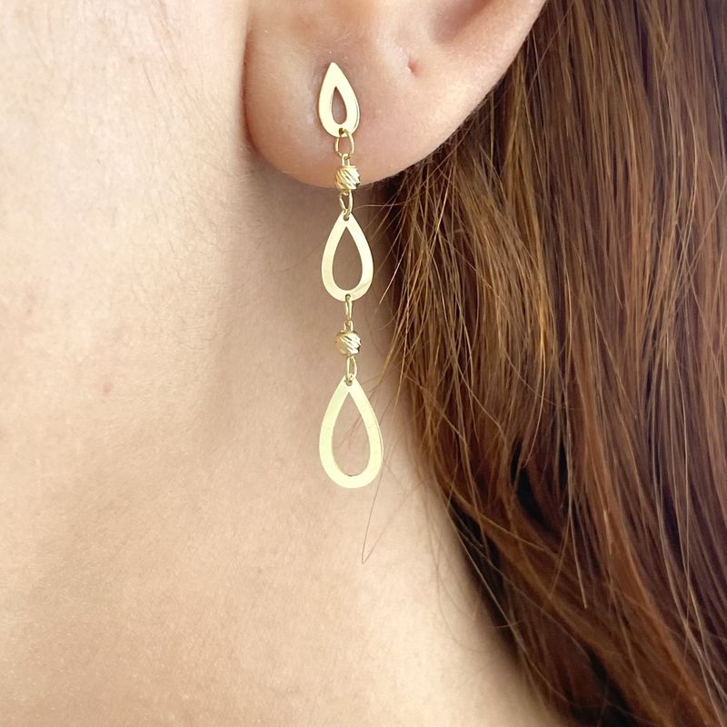 Multi Pear Earrings