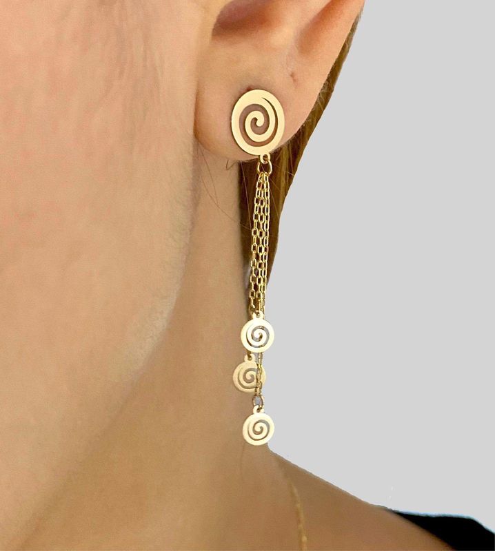 Multi Spiral Earrings