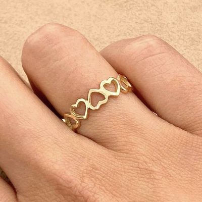 Multi-Heart Ring
