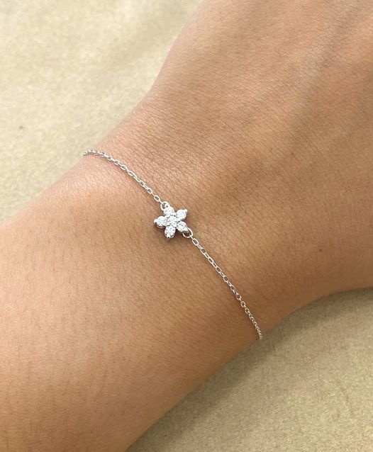 Flower Diamond Bracelet