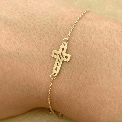 Cross Style Number 2 Kid Bracelet