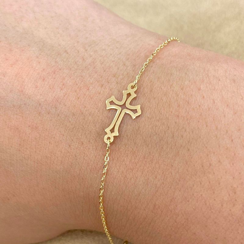 Cross Style Number 5 Kid Bracelet