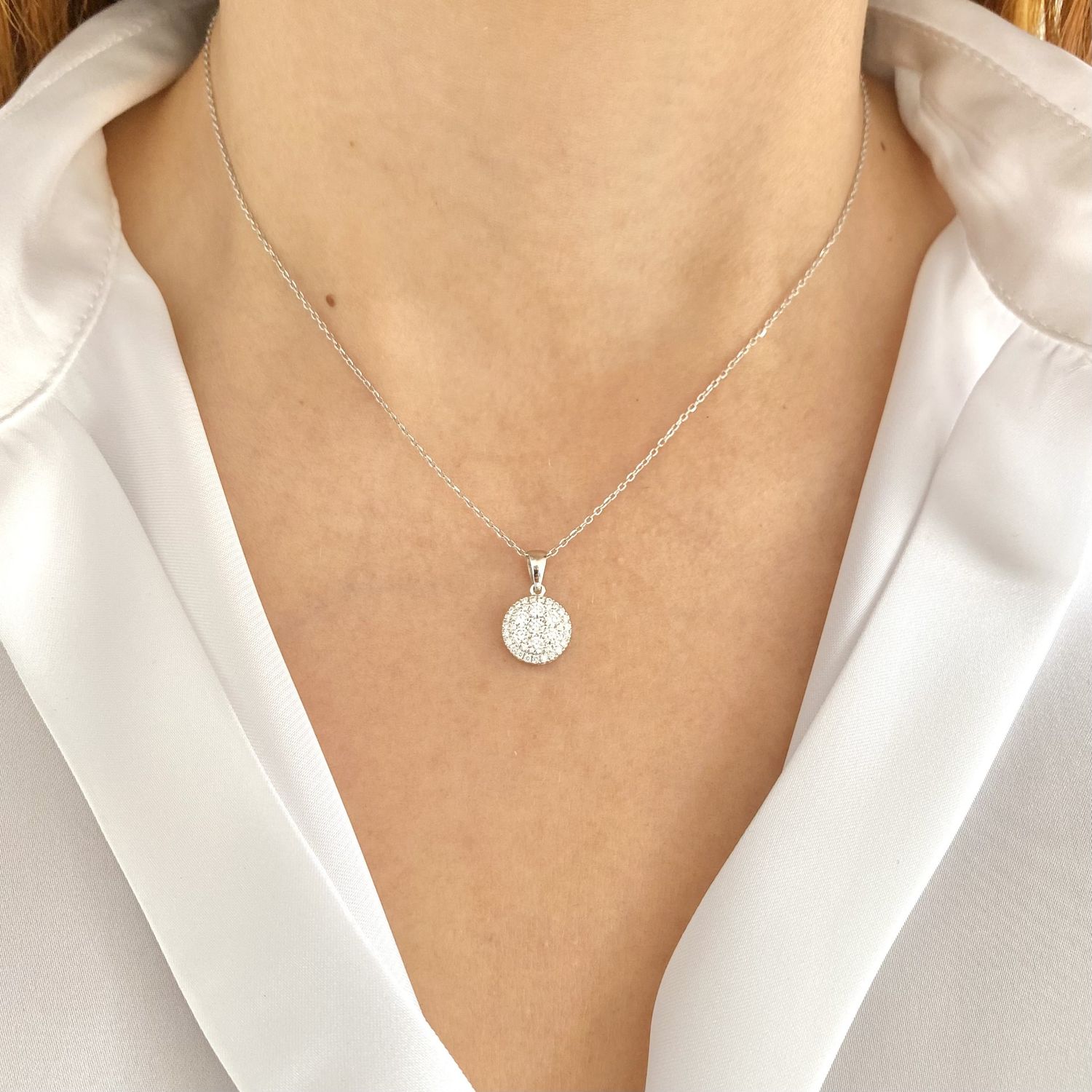 Illusion Diamond Necklace