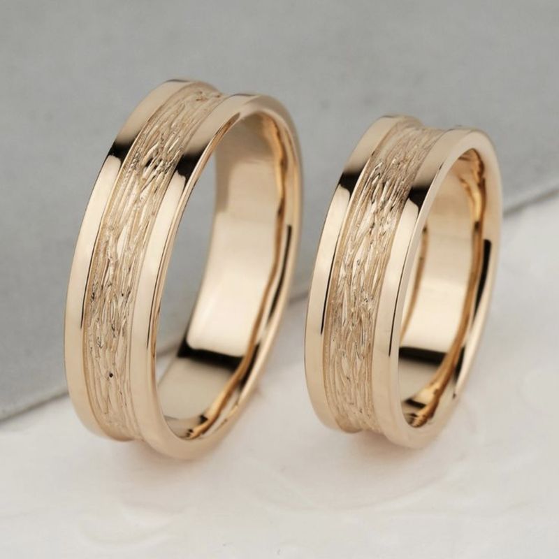 Scratched up Wedding Bands