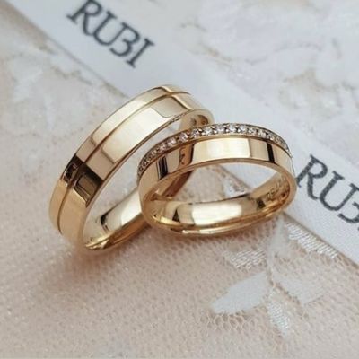 Half Eternity Diamond Wedding Bands