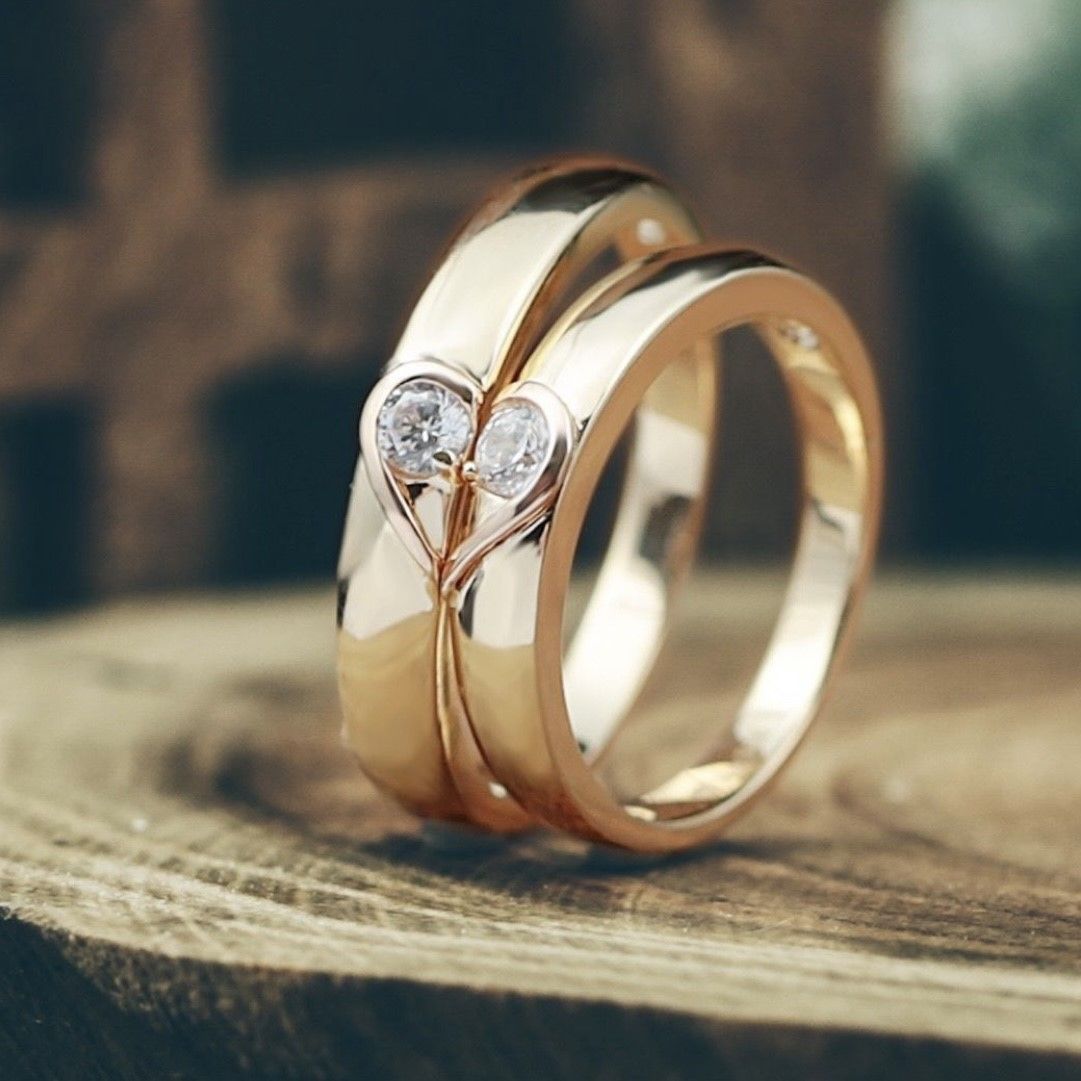 Complementary Love Diamond Bands