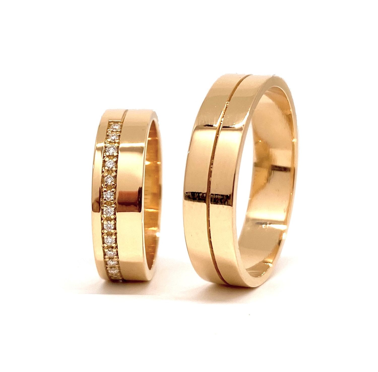 Half Eternity Wedding Diamond Bands