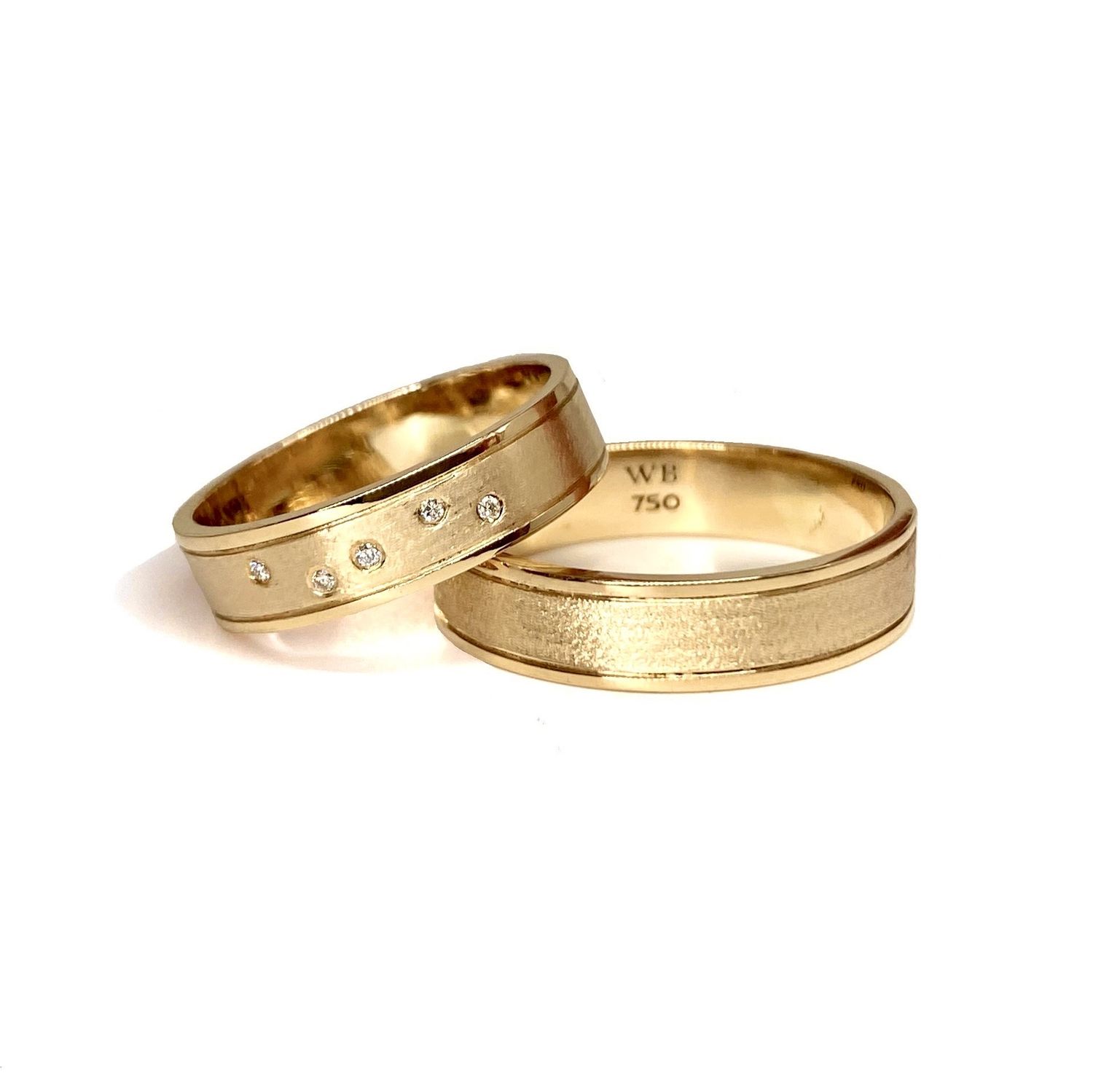 Constellation Diamond Wedding Bands
