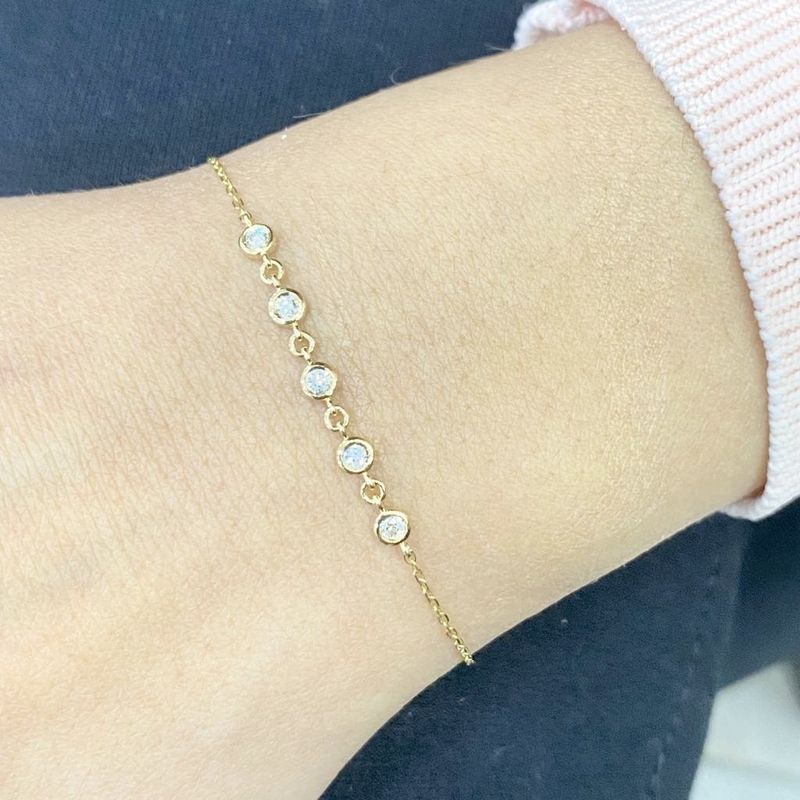 Five Diamond Bracelet