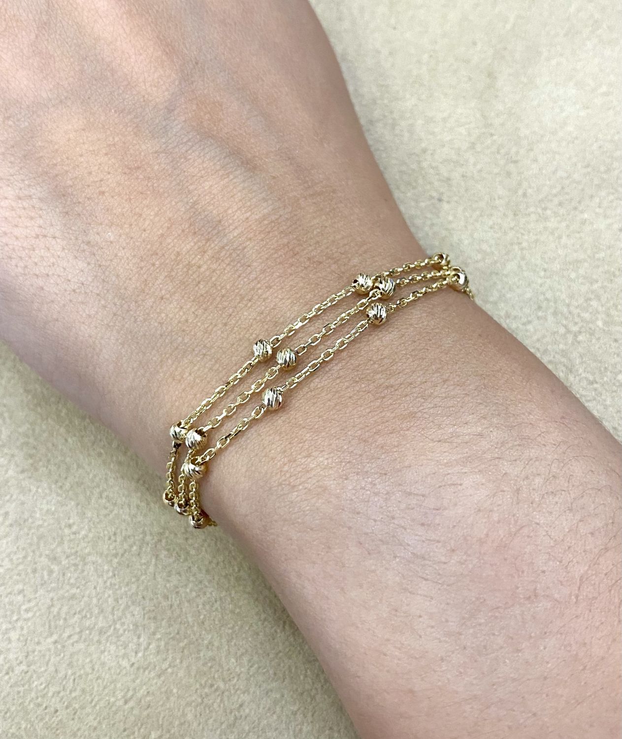 Triple Chain Bracelet