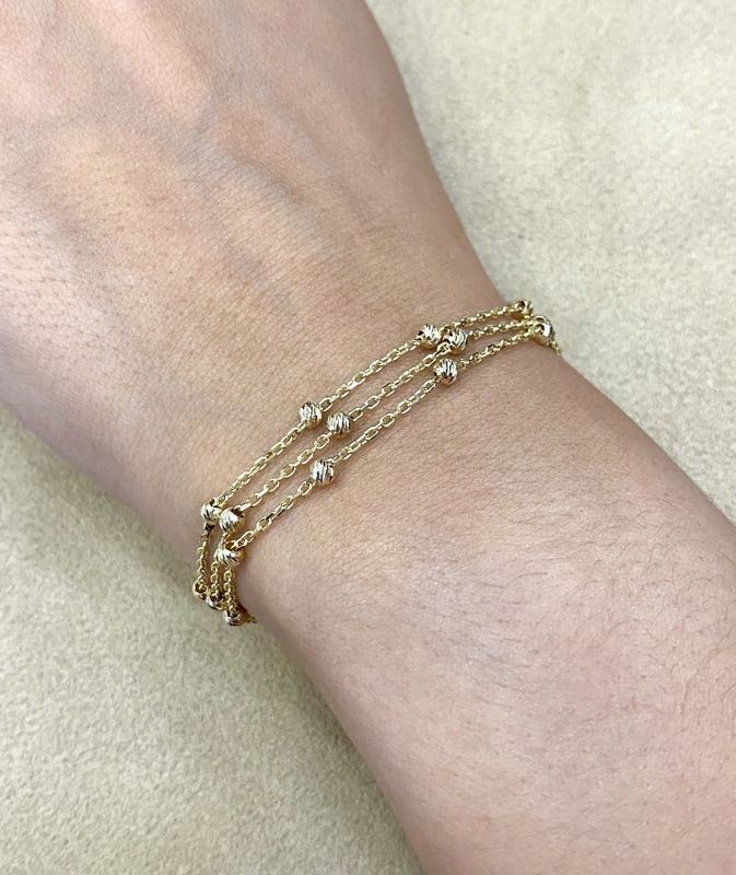 Triple Chain Bracelet