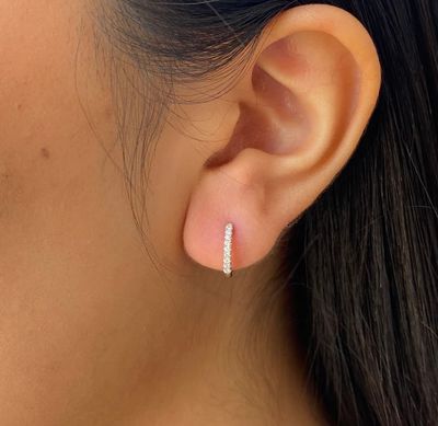 1.5 mm Diamond Huggies