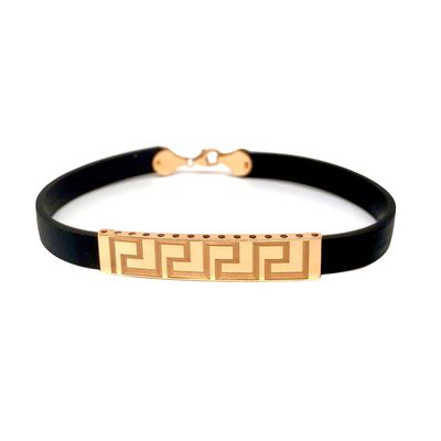 Versace Style Rubber Bracelet