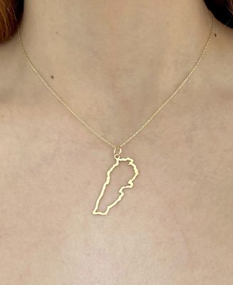 Elegant Fine Size Lebanon Map