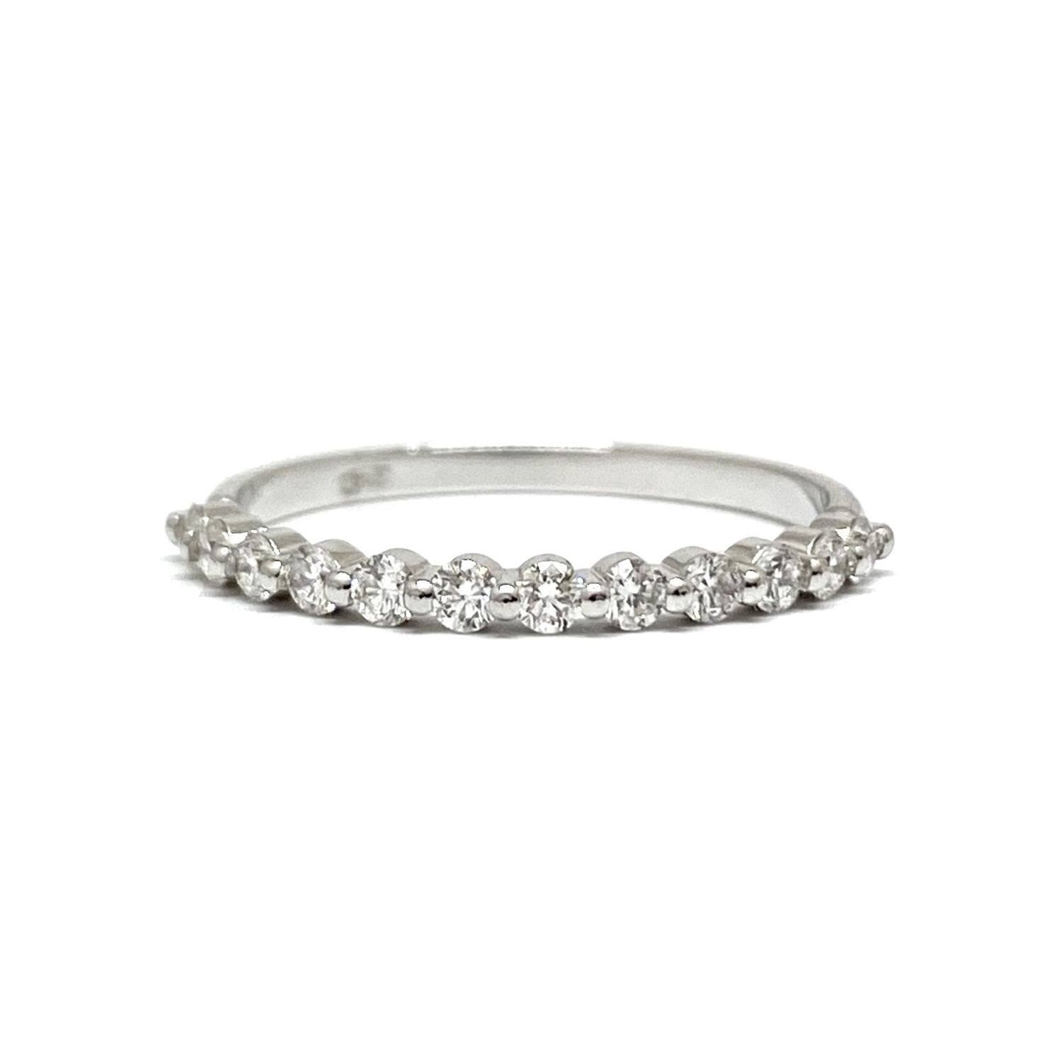2 mm Half Eternity, Bubble and Breath, Diamond Ring
