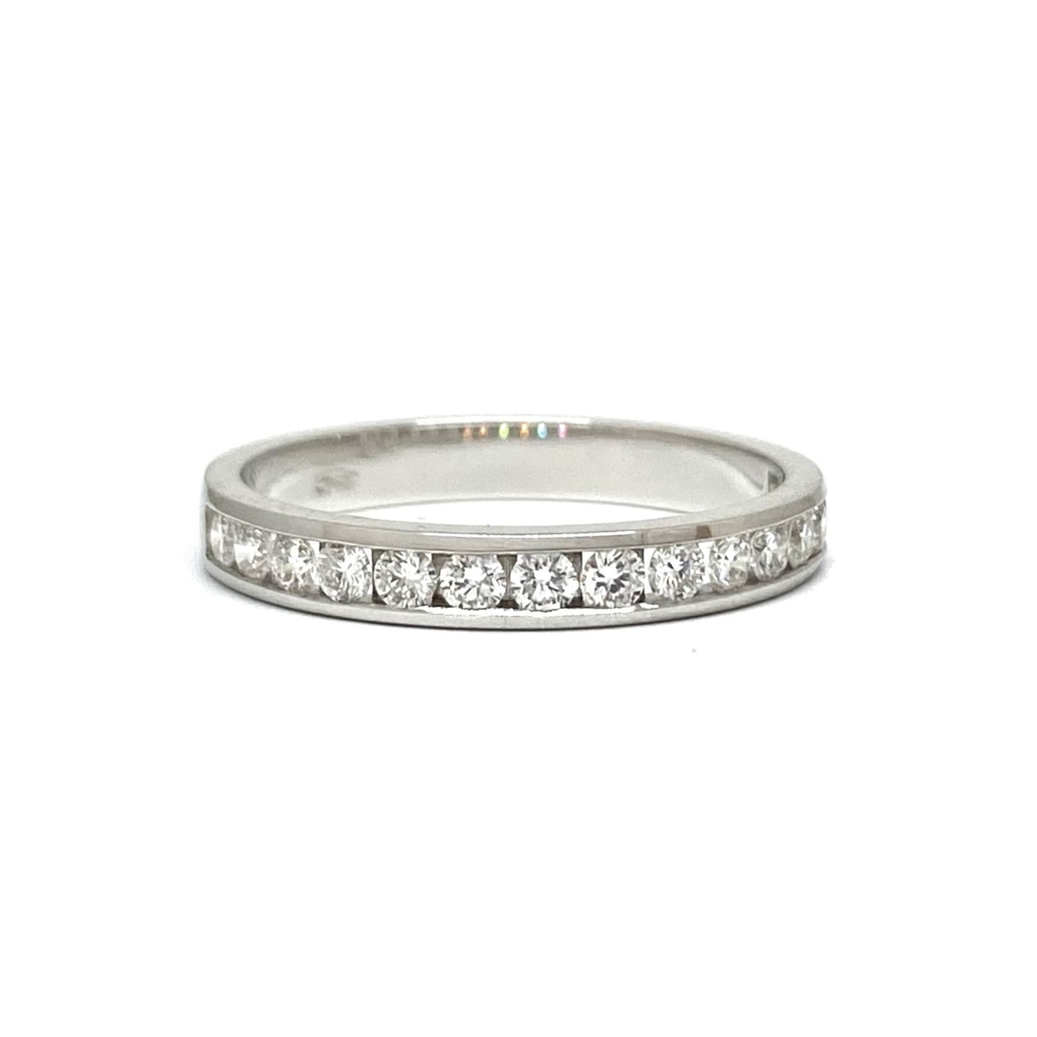 3 mm Half Eternity, Channel Style, Diamond Ring