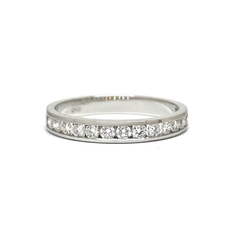 3 mm Half Eternity, Channel Style, Diamond Ring