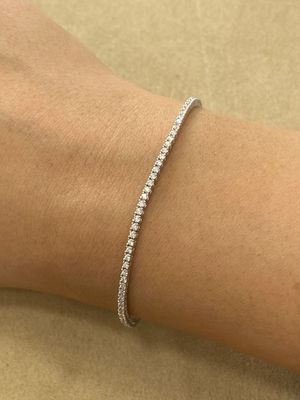 1.5 mm Tennis Diamond Bracelet