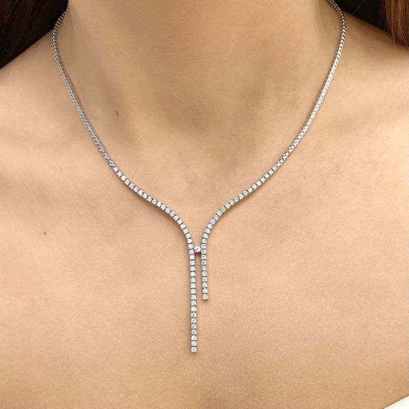 &quot;The Union&quot; Diamond Wedding Necklace