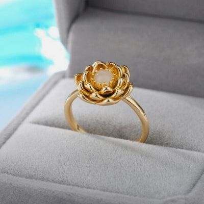 Blooming Lotus Ring