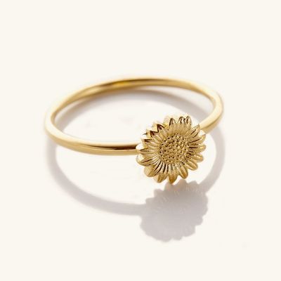 Small Sun Flower Ring