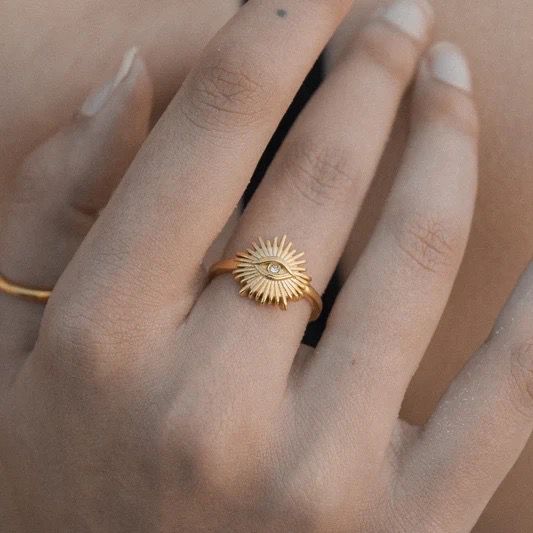 Shinning Eye Ring