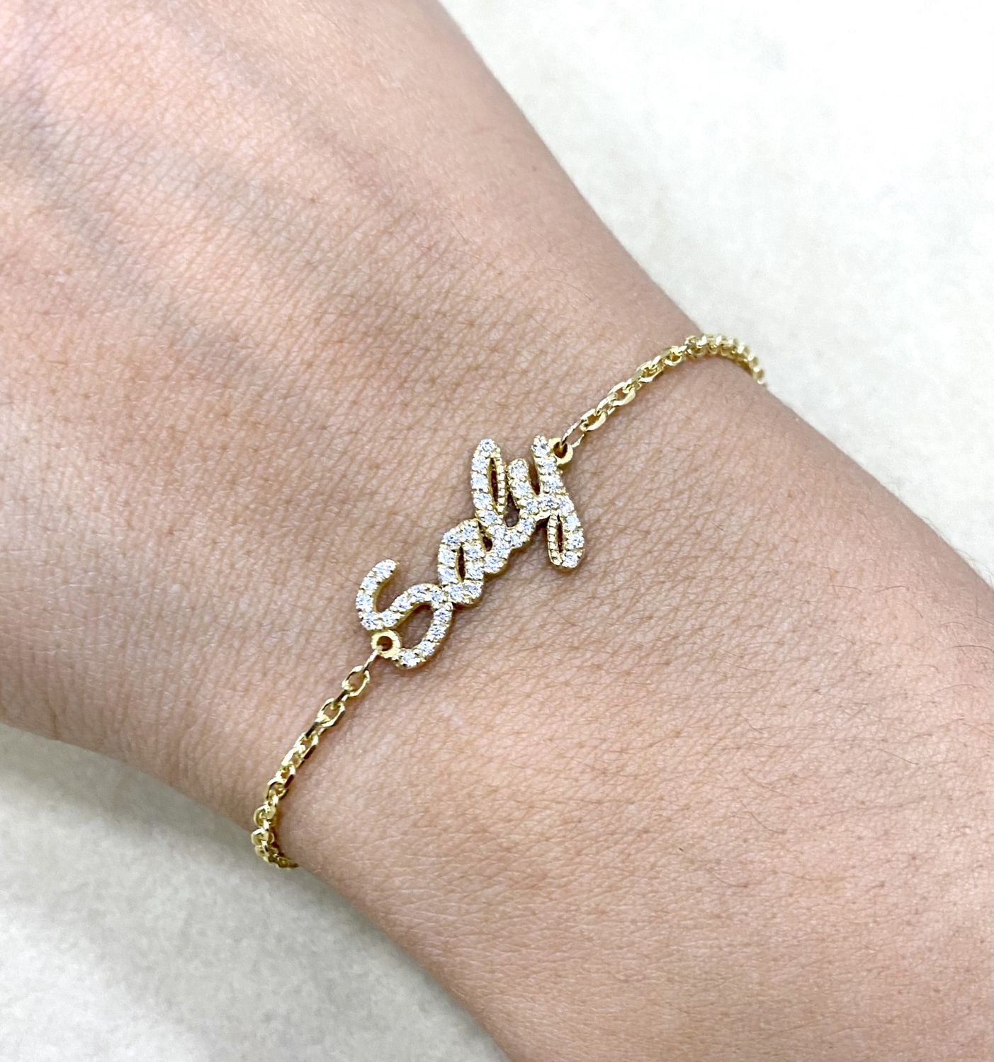 Personalized Diamond Bracelet