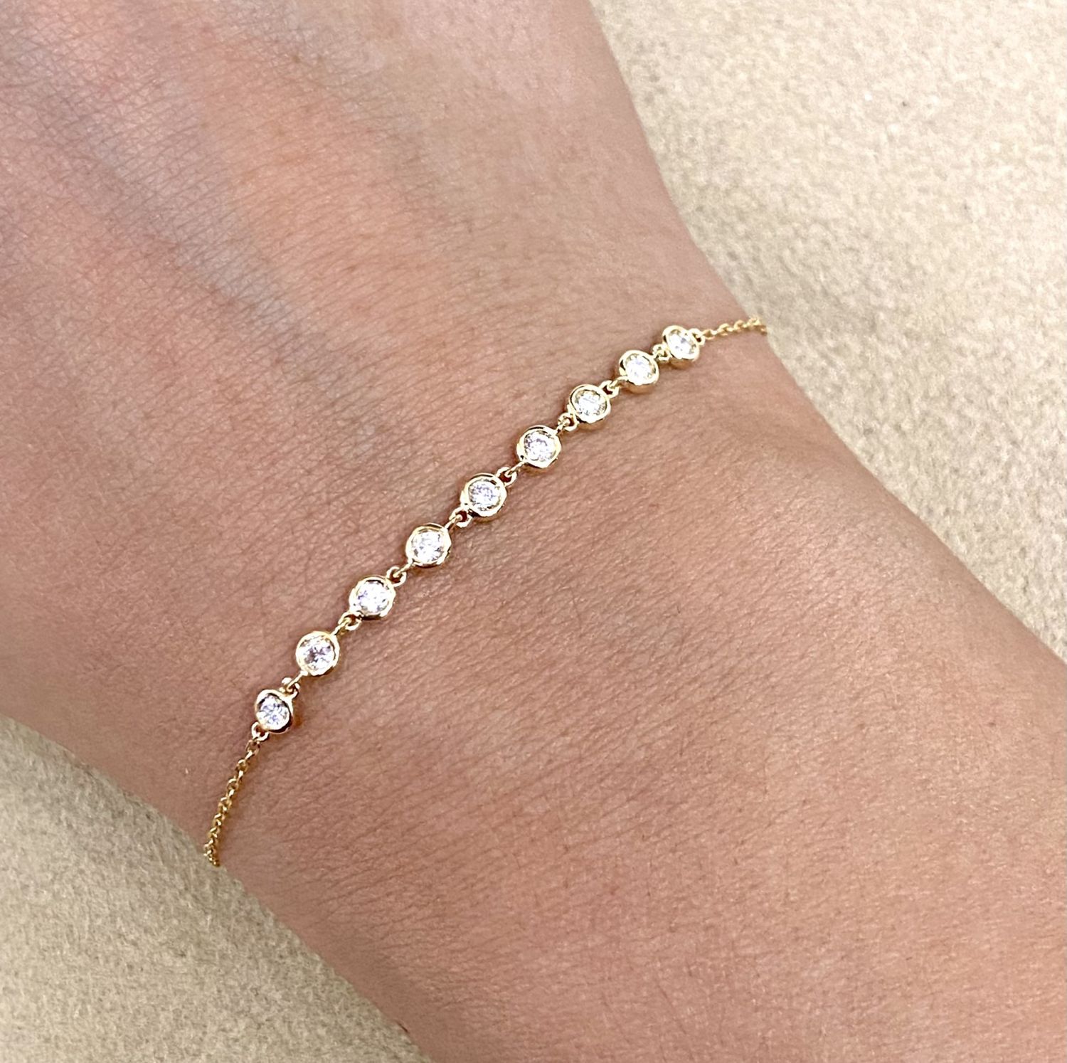 Nine Diamond Bracelet