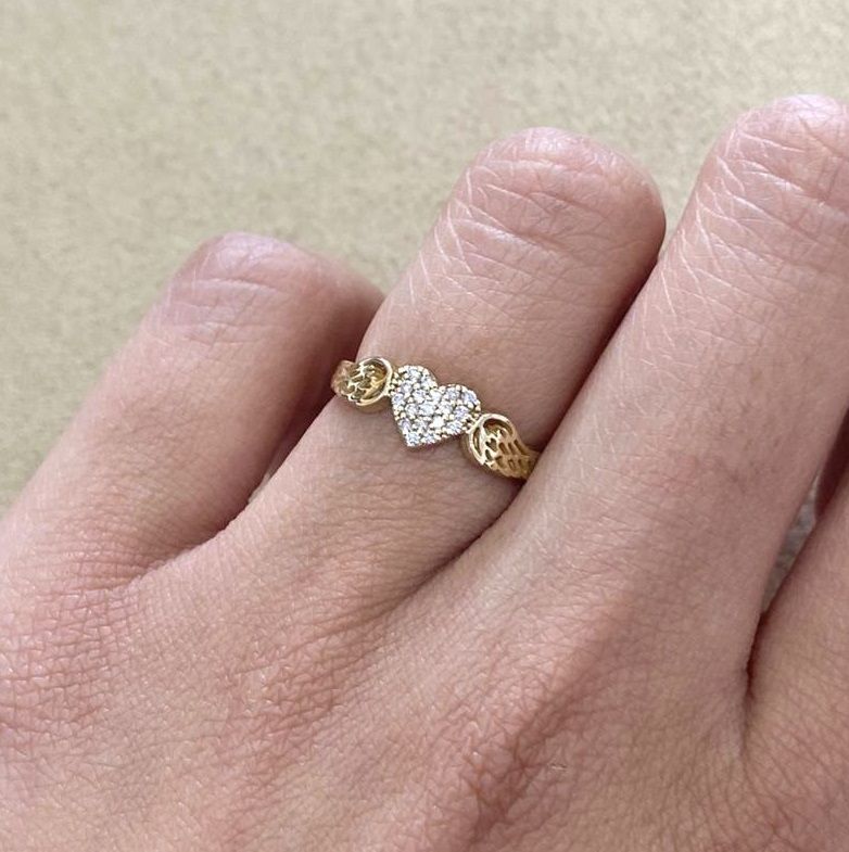Flying Love Diamond Ring