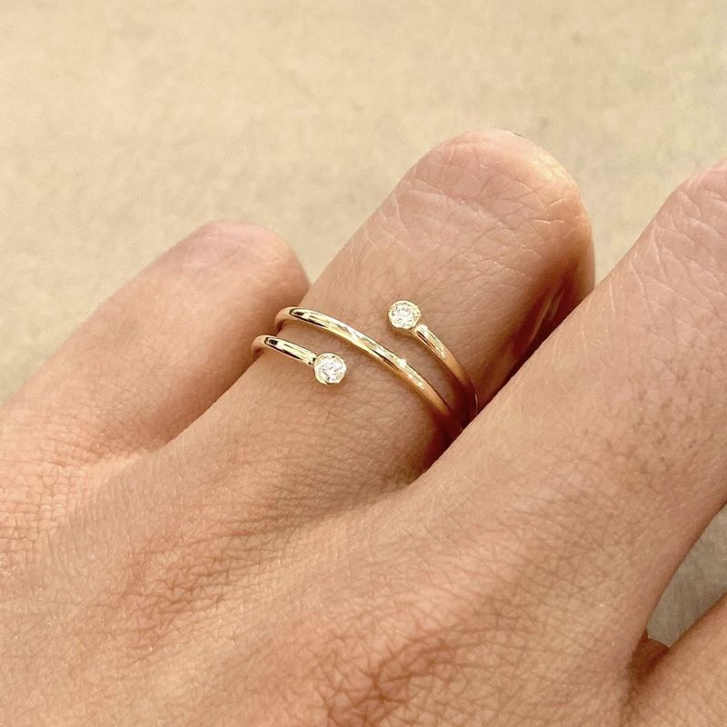 Circle of Love, Two Diamond Ring