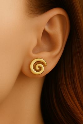 3D Spiral Earrings