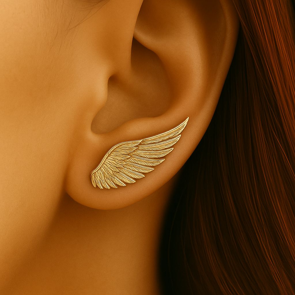 Realistic 3D Wings Earrings