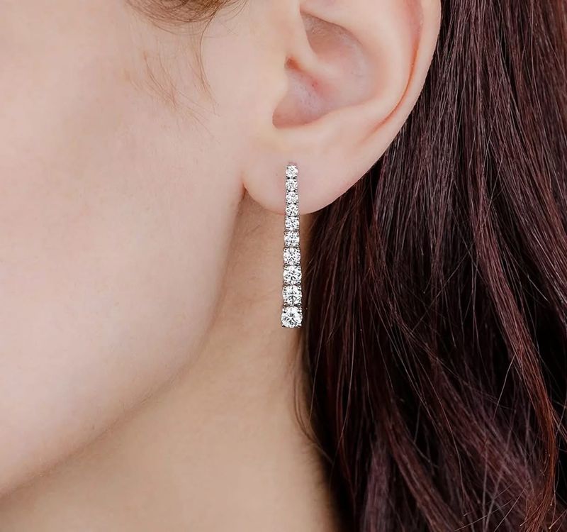 Gradual Diamond Earrings