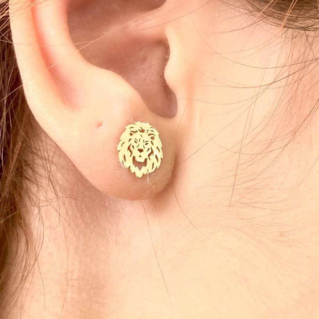 Lion Earrings