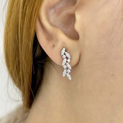 Multi-Marquises Diamond Earrings