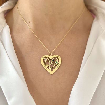 Personalized Shinning Heart Necklace