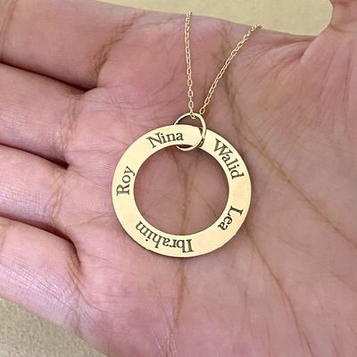 Circle of Love Personalized Necklace