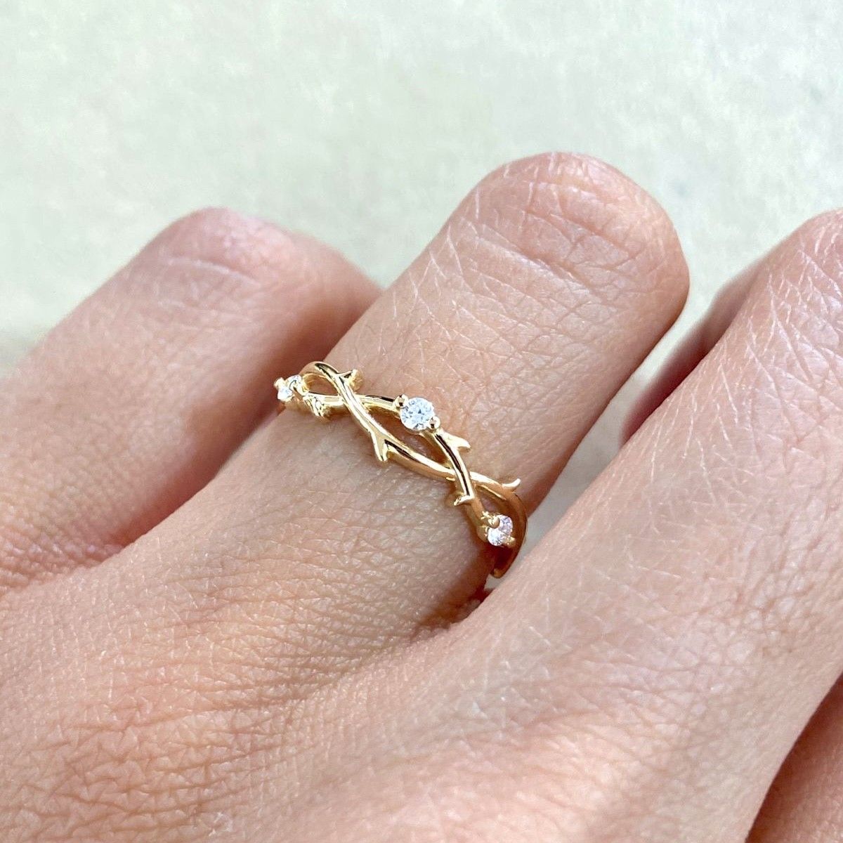 Crown of Thorns Diamond Ring