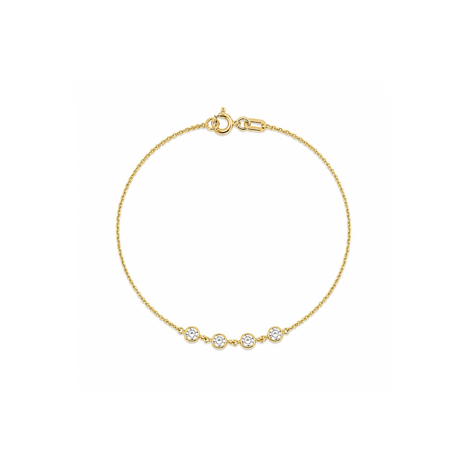 Four Diamond Bracelet