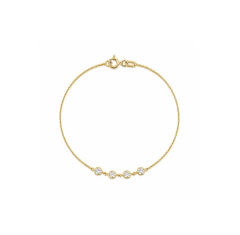 Four Diamond Bracelet